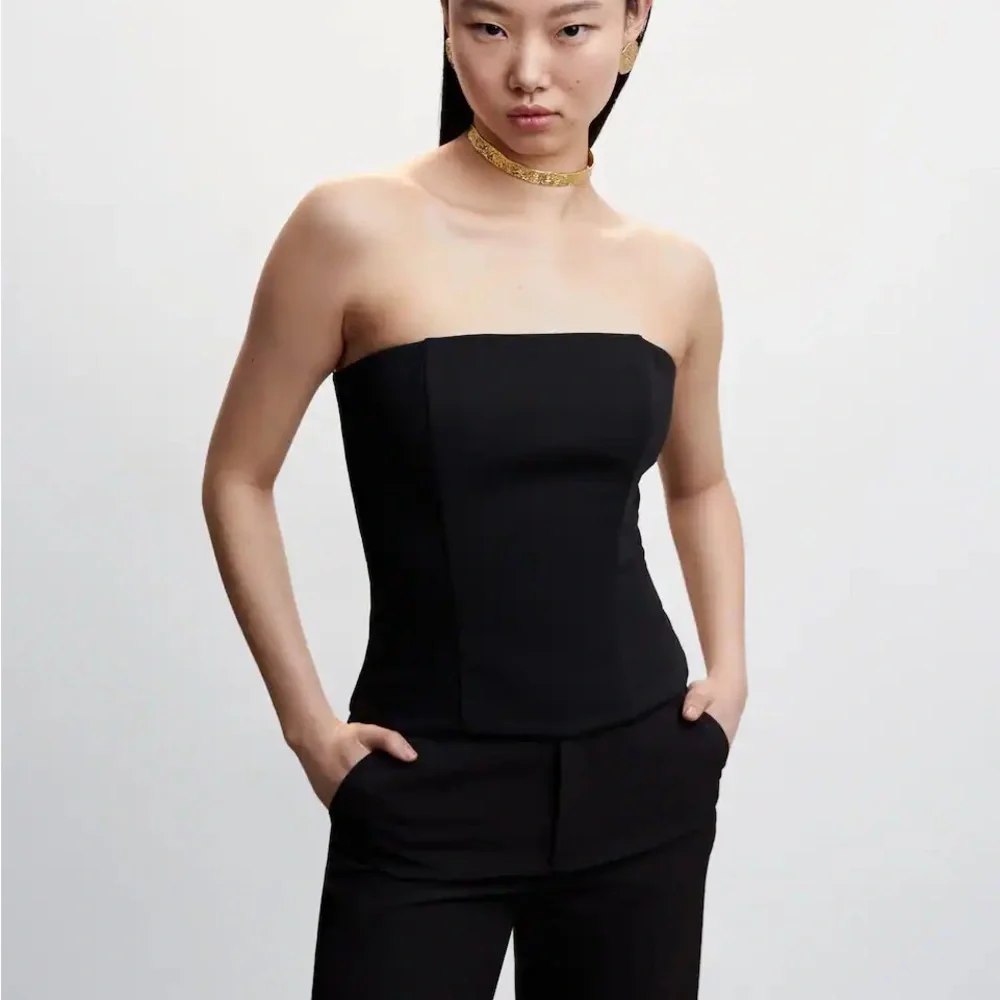 NWT MANGO Corset style top SIZE S - Picture 1 of 9
